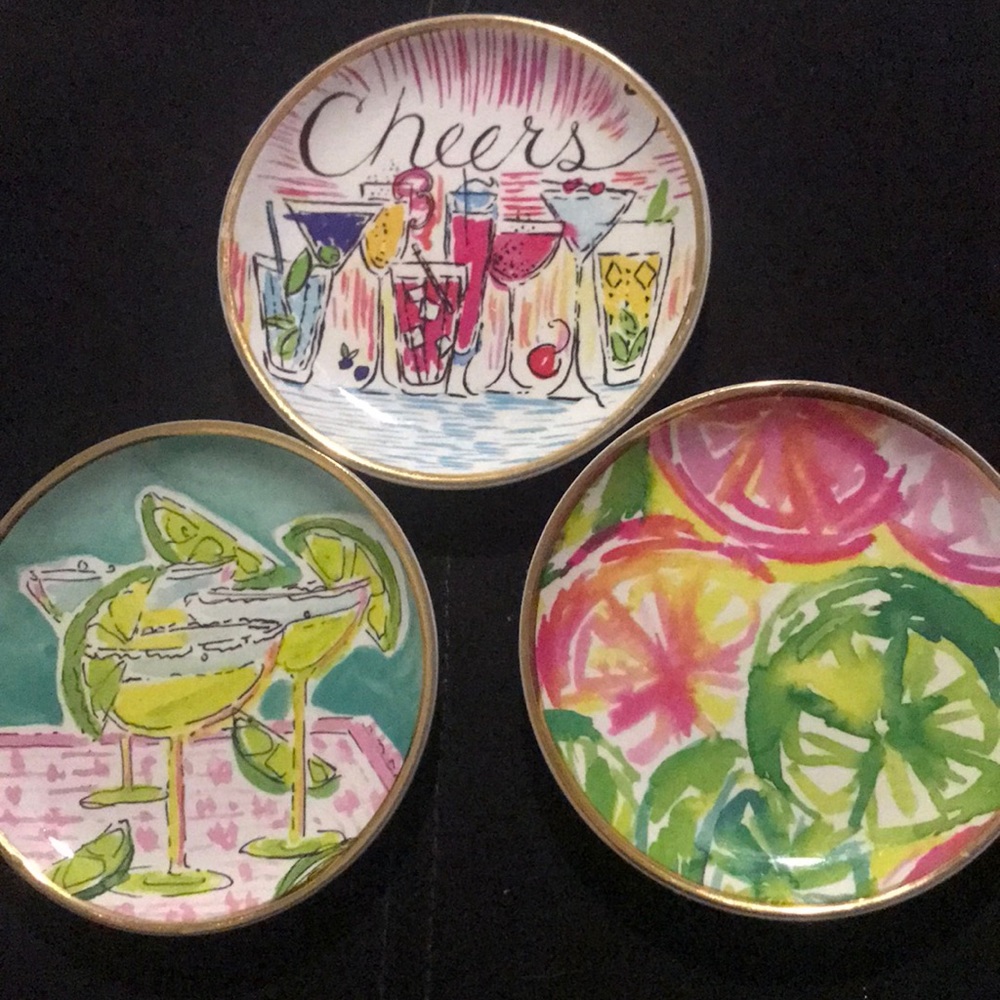 Lily Pulitzer coasters